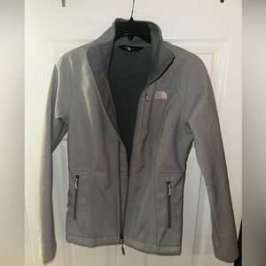 The North Face Light Gray Full-Zip Jacket